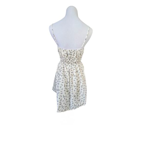 Lulu's JD4911L1 Darling Mindset White  Prairie Dress Floral Sleeveless MEDIUM - Picture 4 of 13